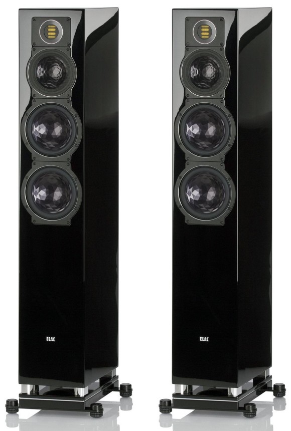 ELAC FS 409 black high gloss finish